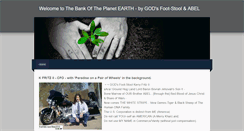 Desktop Screenshot of bankoftheplanetearth.com